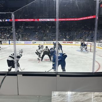 Toyota Arena - View from corner ice near the glass - Stadiums & Arenas Near Me - Ontario, California Toyota Arena - View from corner ice near the glass - Stadiums & Arenas Near Me - Ontario, California