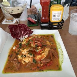 Gasparilla Shrimp & Grits are delicious!