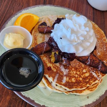 Mandy's Breakfast House - Cherry plantain pancakes - Breakfast & Brunch Near Me - Sonora, California Mandy's Breakfast House - Cherry plantain pancakes - Breakfast & Brunch Near Me - Sonora, California