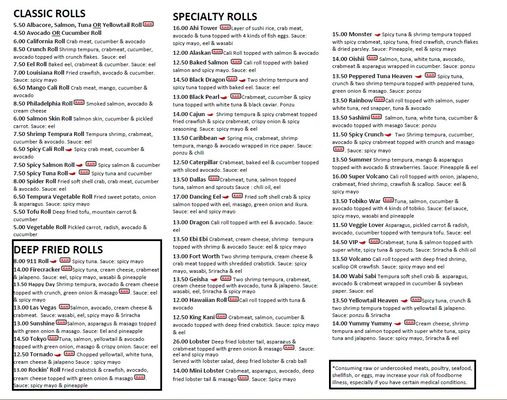 Menu photo 8 Wabi Sabi Sushi Fort Worth, TX Menu photo 8 Wabi Sabi Sushi Fort Worth, TX
