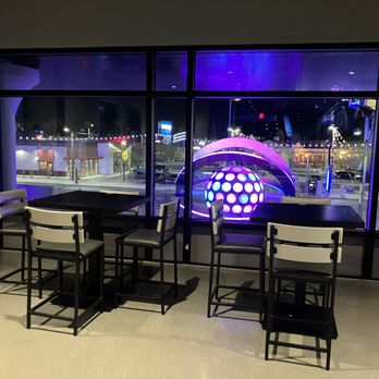 Atomic Golf - Strip View from 2nd or 3rd floor (can't remember) - Sports Bars Near Me - Las Vegas, Nevada