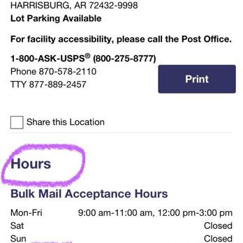 U S Government - hours of operation from website - Post Offices Near Me - Harrisburg, Arkansas U S Government - hours of operation from website - Post Offices Near Me - Harrisburg, Arkansas
