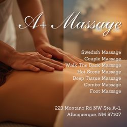 A+ Massage - Check out our services and benefits