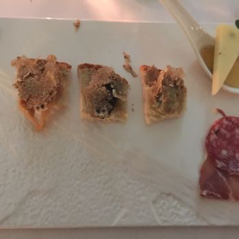 Savini Tartufi - White truffle bruschetta, cheese truffle honey - Tuscan Near Me - Florence, FI