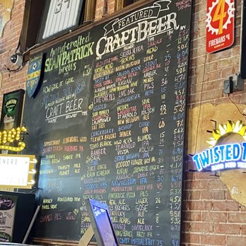 Sean Patrick's Irish Pub + Texas Grub - Craft beer menu - Irish Near Me - San Marcos, Texas