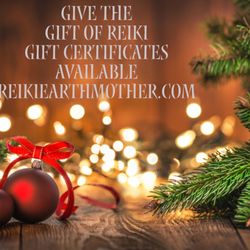 Reiki Earth Mother - Reiki makes a great gift for the holidays or anytime really. Or maybe you need session for yourself to relieve the stress of the season.