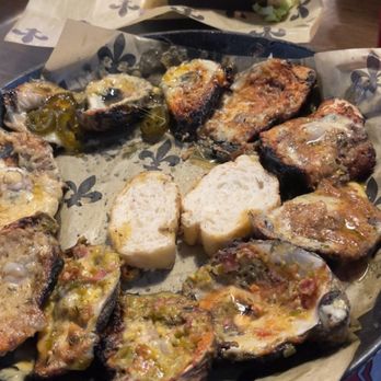 Uncle T's Oyster Bar - Holly Beach Slammer Charbroiled Oysters - Bars Near Me - Scott, Louisiana