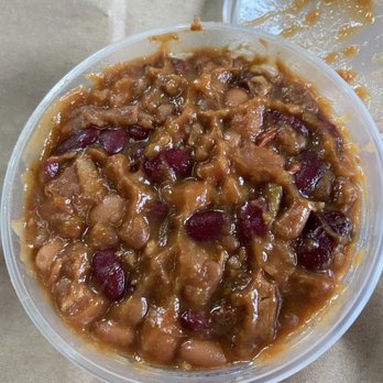 Sarcastic Swine BBQ - Cowboy Beans (delicious!) - Barbeque Near Me - Abington, Massachusetts