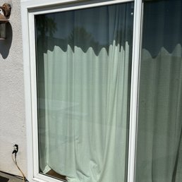 New glass patio door