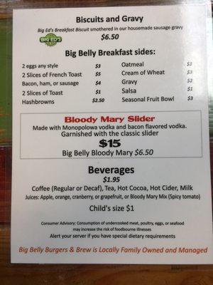 Big Belly Burgers and Brew by null