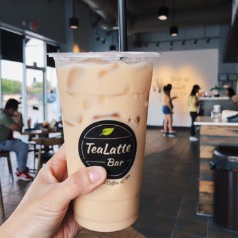 TeaLatte Bar - rose black milk tea - Coffee & Tea Near Me - Carrollton, Texas