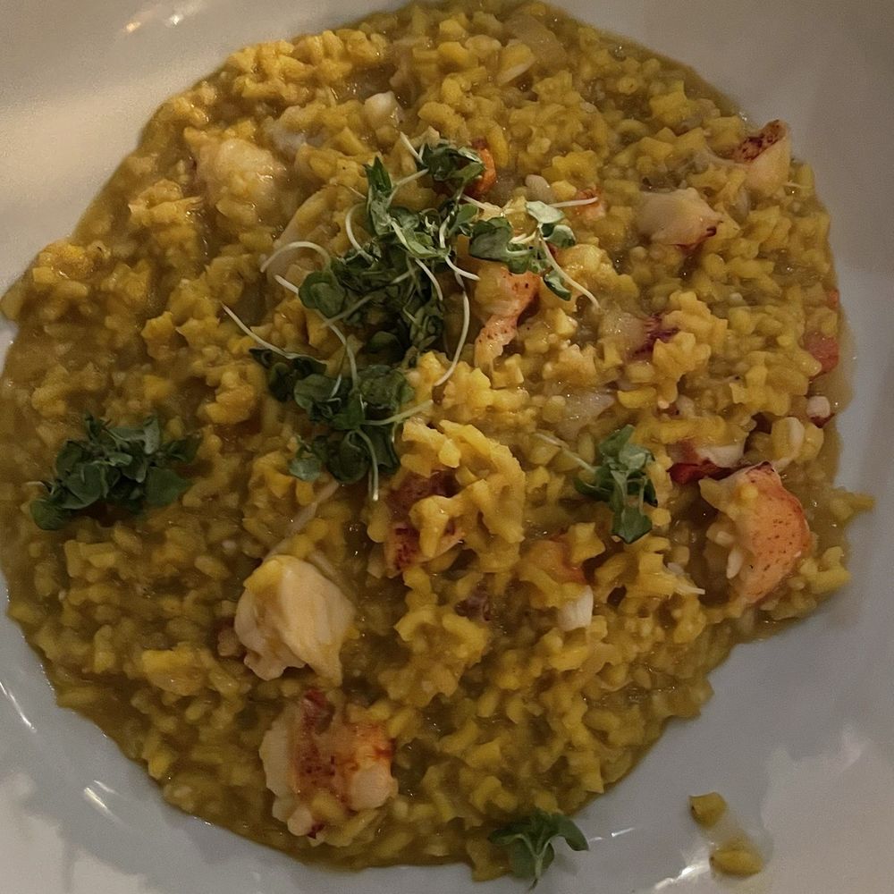 Copperhill - Lobster risotto with lots of lobster meat. - New American Near Me - Williston Park, New York Copperhill - Lobster risotto with lots of lobster meat. - New American Near Me - Williston Park, New York