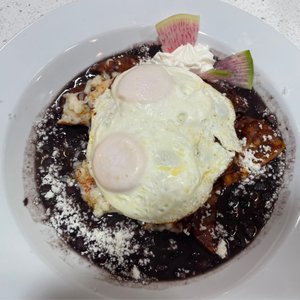 Photo of La Vecindad Neighborhood Tacos - San Diego, CA, United States. Mole Chilaquiles