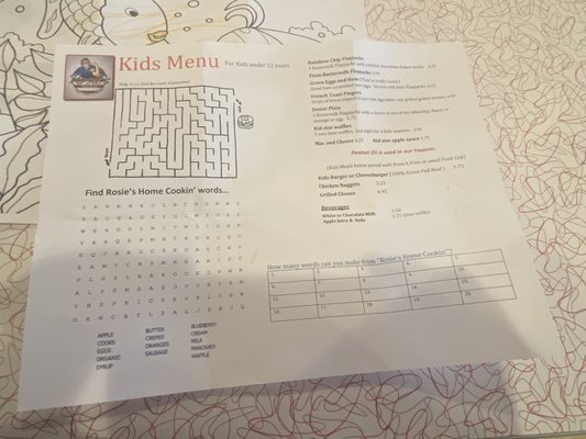 Rosie’s Home Cookin’ by null