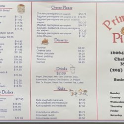 Primo’s Pizza And Pasta