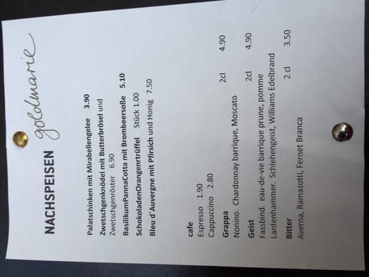 Menu photo 2 Goldmarie Munich, BY Menu photo 2 Goldmarie Munich, BY