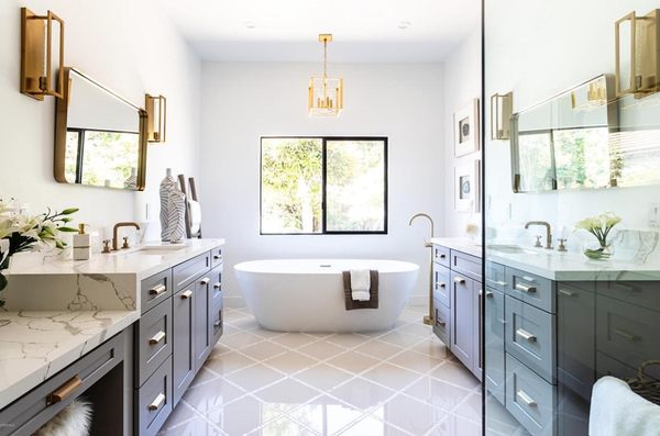 Modern Farmhouse Westlake Village - This was an amazing modern farmhouse remodeled by a local developer who is known for his kitchens to die for!  We were very grateful he chose Papillon to stage this lovely home.