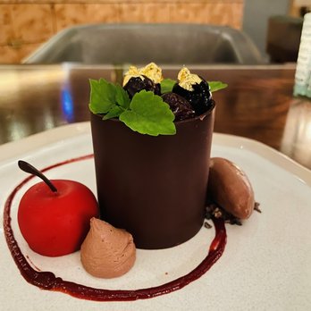 Yolan - Dark cherry desser--the cherry mousse in the red fake cherry was out of this world - Italian Near Me - Nashville, Tennessee Yolan - Dark cherry desser--the cherry mousse in the red fake cherry was out of this world - Italian Near Me - Nashville, Tennessee