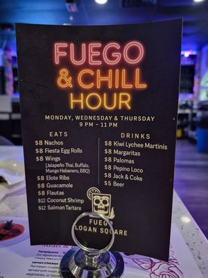 Menu photo 1 Fuego Logan Square Chicago, IL