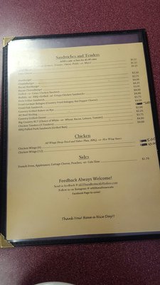 Menu photo 1 559 Cafe North Lewisburg, OH Menu photo 1 559 Cafe North Lewisburg, OH