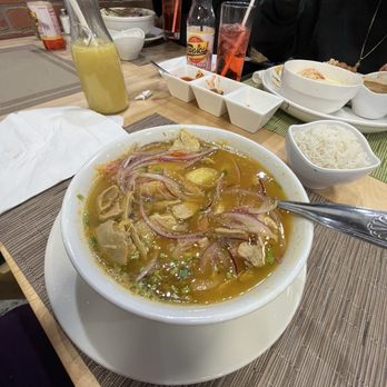 La Roca Restaurant - Encebollado de pescado - Latin American Near Me - Elizabeth, New Jersey