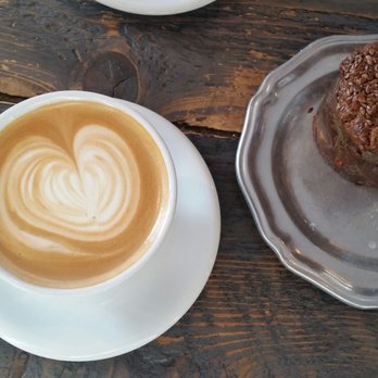 Persephone Bakery - Honey Lavender Latte & Morning Glory Muffin. Seriously magical!!! - Bakeries Near Me - Jackson, Wyoming