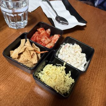 Ollei - Kimchi, seaweed with mustard, tofu, macaroni salad - Korean Near Me - San Francisco, California Ollei - Kimchi, seaweed with mustard, tofu, macaroni salad - Korean Near Me - San Francisco, California