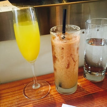 Cured - Mimosa and the lovely vegetable drink! So good! - Cocktail Bars Near Me - San Antonio, Texas