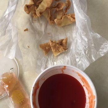 Golden Grill Asian Bistro - Crab Rangoon's w/ sweet & sour sauce - Chinese Near Me - Roxboro, North Carolina