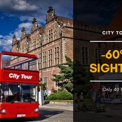 Hop On Hop Off Gdańsk - Sightseeing bus ticket start Golden Gate Everyday summer time