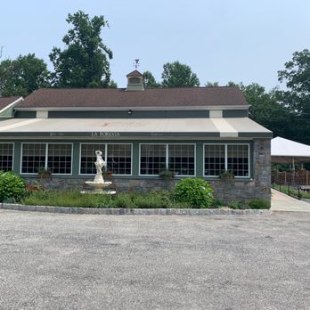La Foresta - Outside; we sat on the covered deck off to the right. - Italian Near Me - Killingworth, Connecticut