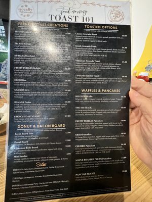 Menu photo 4 Toast 101 Tucson, AZ