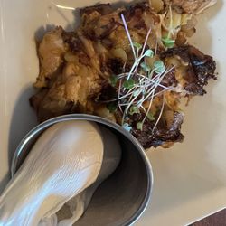 The Lounge at Trapp Family Lodge - Potato hash with poached egg