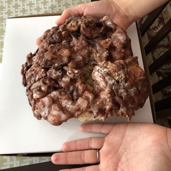 Early Bird Donuts - This apple fritter is even bigger than it looks. As big as my face! - Donuts Near Me - Durham, North Carolina