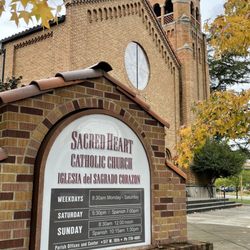 Sacred Heart Catholic Church - Beautiful front of the church