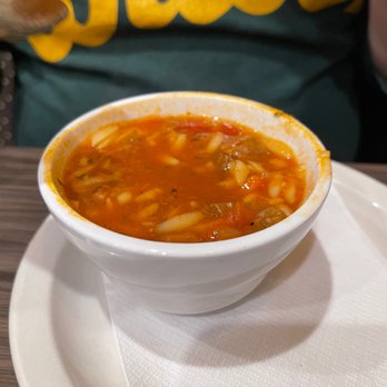 Olympia Restaurant - a bowl of soup on a plate - Greek Near Me - Gowanda, New York Olympia Restaurant - a bowl of soup on a plate - Greek Near Me - Gowanda, New York