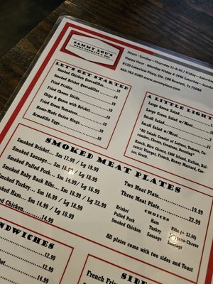 Menu photo 3 Sammy Lou's Home Cooking & BBQ Rowlett, TX Menu photo 3 Sammy Lou's Home Cooking & BBQ Rowlett, TX