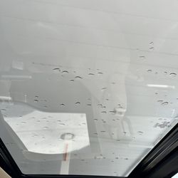 Buggy Shower Car Wash - Cab top still wet after drying and not waxing around sun roof