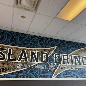 Island Grinds - Detailed sign inside - Hawaiian Near Me - West Valley City, Utah Island Grinds - Detailed sign inside - Hawaiian Near Me - West Valley City, Utah
