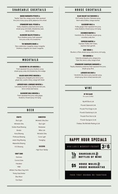 Menu photo 1 The Goat Pflugerville Pflugerville, TX