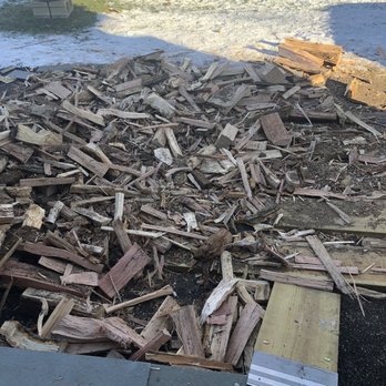 Anthony Frank Wood Works - A pile of dirt and mud with all the crappy wood - Firewood Near Me