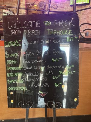 Menu photo 1 Frick and Frack Kamloops, BC