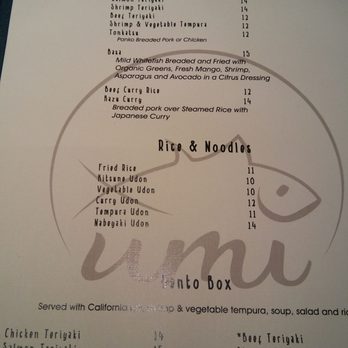 Umi - Lunch menu on thursday - Seafood Near Me - Fort Wayne, Indiana Umi - Lunch menu on thursday - Seafood Near Me - Fort Wayne, Indiana