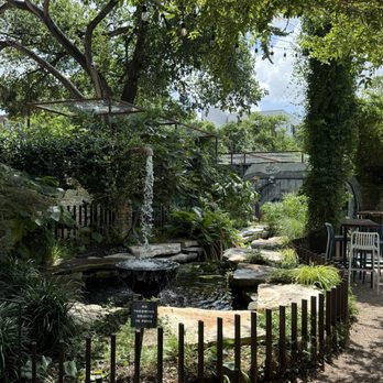 Cosmic Saltillo - Garden area - Coffee & Tea Near Me - Austin, Texas Cosmic Saltillo - Garden area - Coffee & Tea Near Me - Austin, Texas