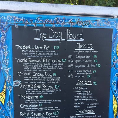 Menu photo 2 The Dog Pound Port Salerno, FL Menu photo 2 The Dog Pound Port Salerno, FL