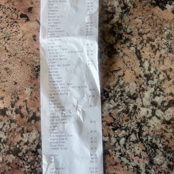 honeygrow - Check out our MILE LONG WALGREENS-esque massive receipt full of add ins and UPCHARGES out the wazoo - Salad Near Me - Columbus, Ohio honeygrow - Check out our MILE LONG WALGREENS-esque massive receipt full of add ins and UPCHARGES out the wazoo - Salad Near Me - Columbus, Ohio