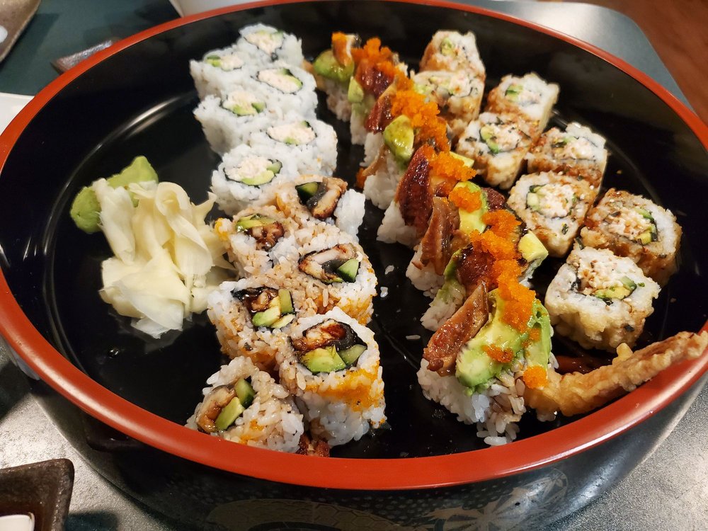 Food from Kamikaze Sushi Bar