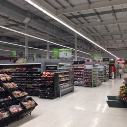 Asda - It is very small and gets pretty busy at peak times.