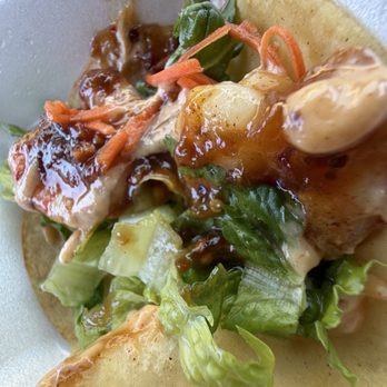 Blue Saigon - Spicy grilled shrimp taco - Asian Fusion Near Me - Pittsburg, California