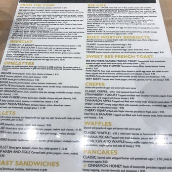 Bee Brothers - Front Menu - Breakfast & Brunch Near Me - Romeoville, Illinois